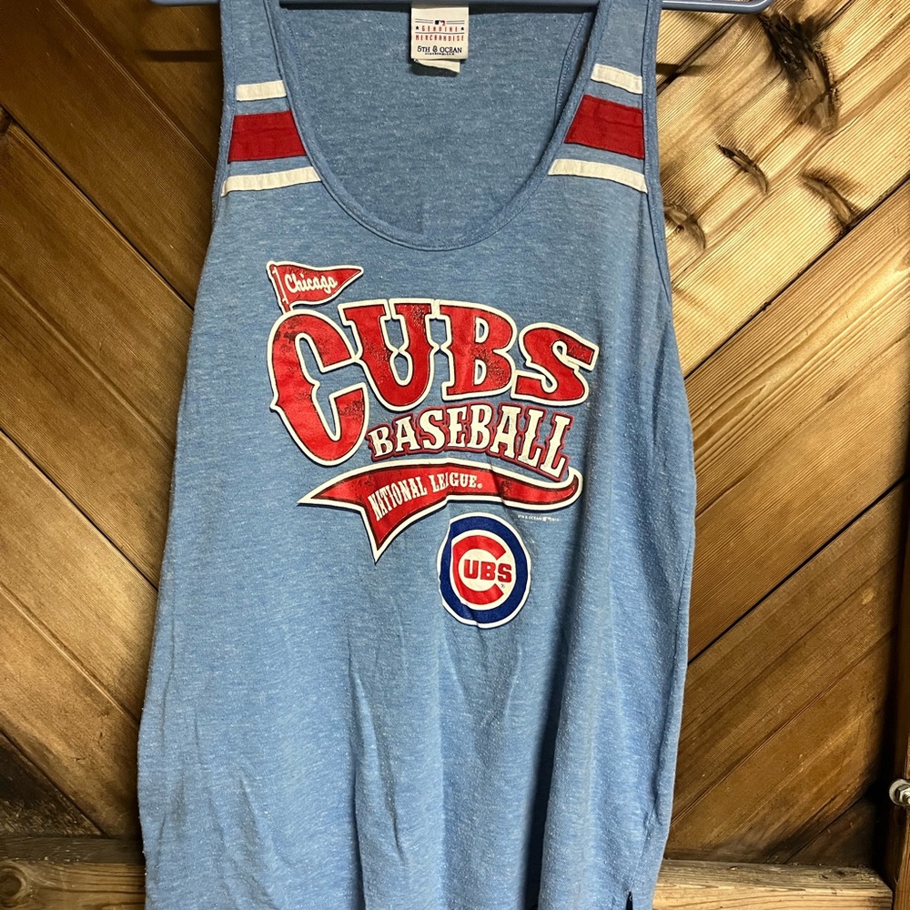 Cubs baseball tank top
